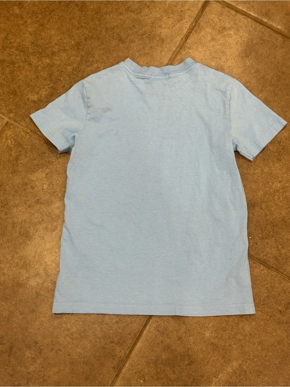 Ralph Lauren Light Blue Short Sleeve Tee with Green Pony